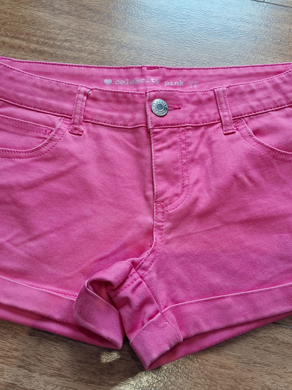 Celebrity Pink Hot Pink Women's Cotton-Blend Shorts
